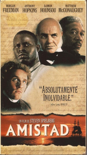 Amistad Vhs Steven Spielberg Anthony Hopkins