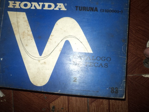 Honda Turuna 1988 N2 Caralogo De Peças