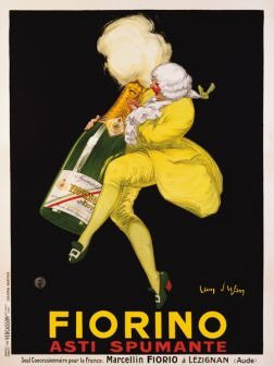 Publicidad De Fiorino Asti Spumante, 1922, Lamina De 40 X 30