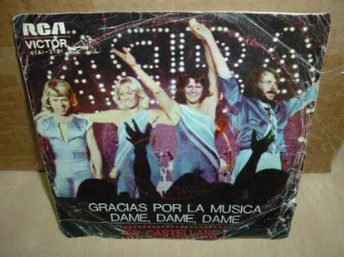 Abba Gracias Por La Musica En Cast Simple Argentino C/tapa