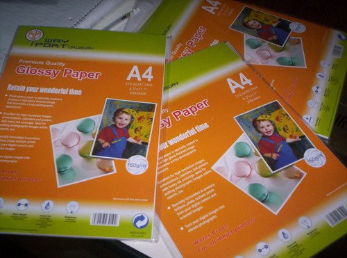 Papel Fotografico Brillo 150 Grs-paquete 20 Hojas