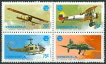 Comprar Estampillas Venezuela Serie 4 Valores 1979 Fuerza Aérea
