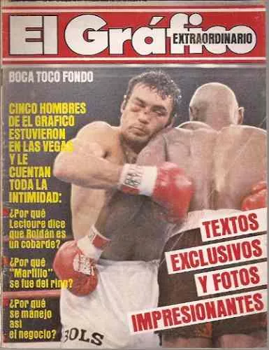 El Gráfico 3365 E- Marvin Hagler Kot Martillo Roldan Boxeo | Mercado Libre