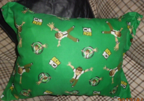 Divino!!almohadon  Infantil Ben 10 Con Funda Y Relleno,nuevo