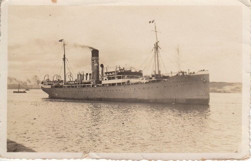 Antigua Foto Postal De Barco Polonia