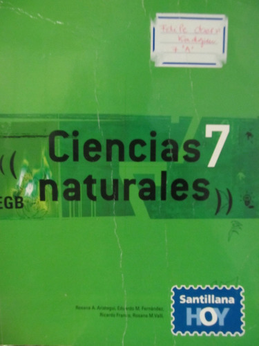 Libreriaweb Ciencias Naturales 7 Santillana Hoy