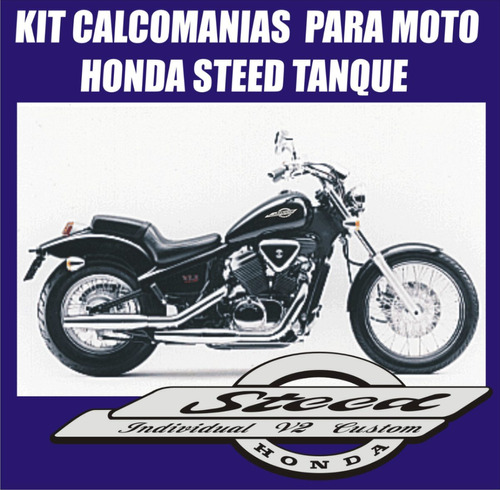 Kit Calcomania Moto Honda Steed Tanque