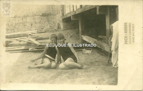 Foto Gonos Mar Del Plata Circa 1925 Pileta Lavorante Antigua