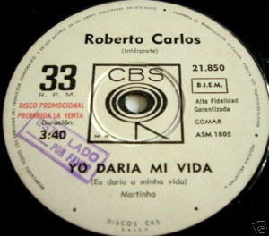 Roberto Carlos Yo Daria Mi Vida Simple Argentino Promo
