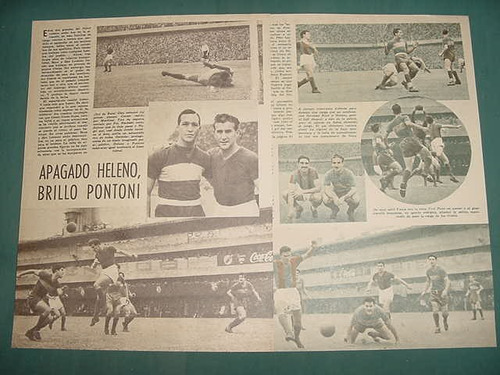 Clipping Futbol 1948 Boca Juniors San Lorenzo 4 Pgs Fotos