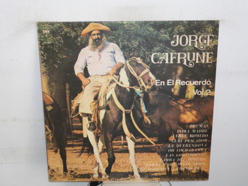 Jorge Cafrune En El Recuerdo Vol 2 Vinilo Argentino