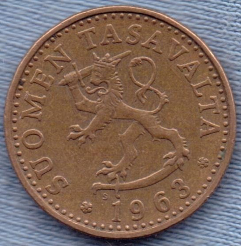 Finlandia 20 Pennia 1963 * Republica *