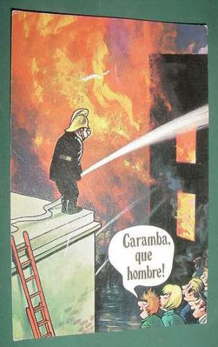 Tarjeta Postal Postcard Comic Humoristica Maucci Que Hombre