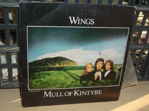 Wings Mccartney Mull Of Kintyre Simple C/tapa Disco Azul