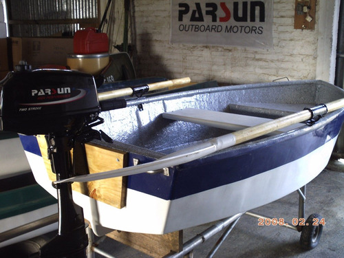 Botes De Fibra Nuevos Opcional Con Mot. Parsun 3.6 Hp