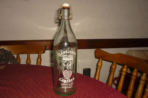 Botella Antigua Gaseosa Lagarea