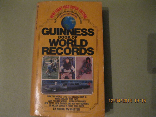 Guinness Book Of Records 1980 En Ingles Unico