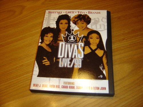 Divas Live 99 Whitney Cher Tina Turner Brandy Dvd Elton John