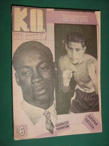 Revista Boxeo - Ko Mundial - 415 - Federico Thompson Ortega