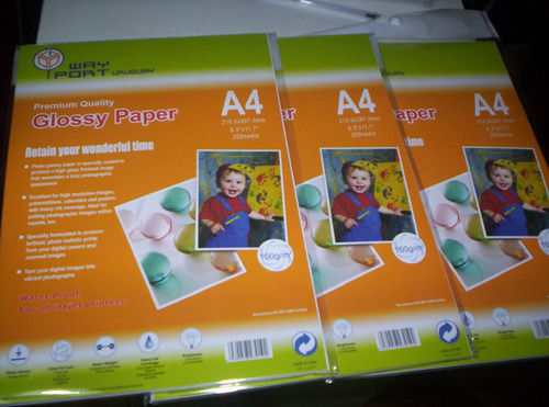 Papel Fotografico Brillo 150 Grs-paquete 20 Hojas