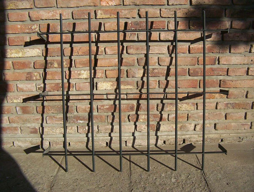 Imagen 2 de 4 de Reja Para Adosar A Ventana 100 X 90, Hierro Redondo 12.