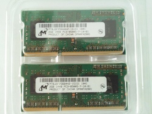 Memoria Ram Mac Book Pro (2x2gb=4b) (Usado)