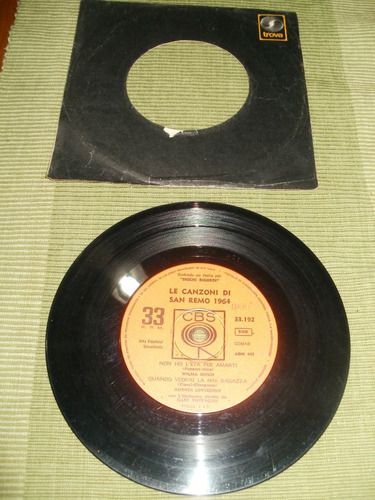 Disco Vinilo Original Le Canzoni Di San Remo 1964