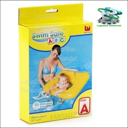 Flotador Inflable Cuadrado Para Bebe Bestway 69x69cm 32050