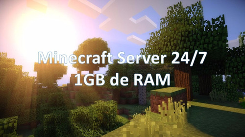 Server De Minecraft 24/7 | 1gb De Ram | Minecraft Hosting