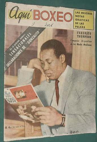 Revista Aqui Boxeo 5 -12/11/59- Federico Thompson Argentina