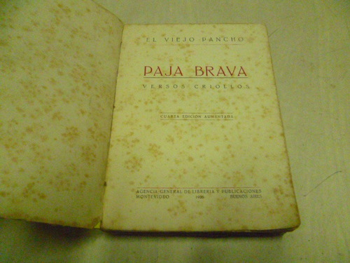 Paja Brava  -  Versos Criollos