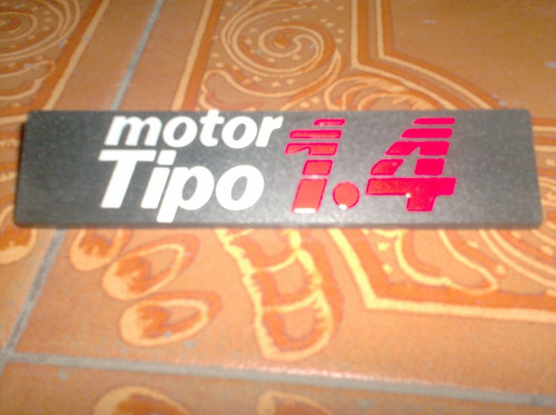 Emblema Fiat 147 Spazio Motor Tipo 1.4 Lateral