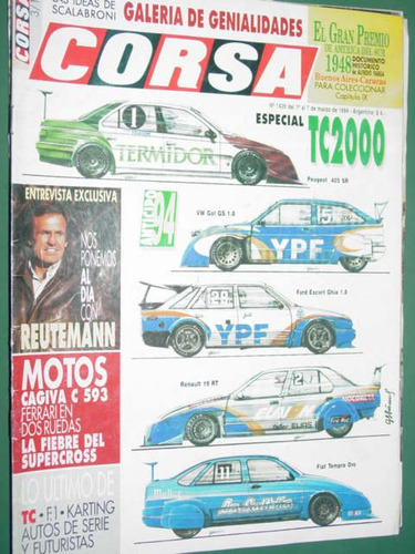 Revista Corsa 1439 Especial Tc 2000 Reutemann Cagiva Ferrari