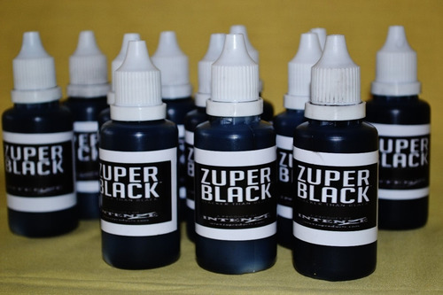 Tinta Tattoo Ink Zuper Black De Intenze, Precio Por 1 Oz