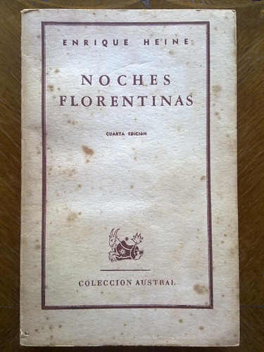 Heinrich Enrique Heine Noches Florentinas Espíritu Elemental