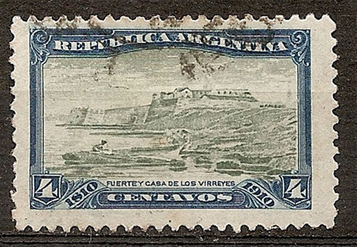 Argentina Gj 304 Antigua Año 1910 Mt 152 (Usado)