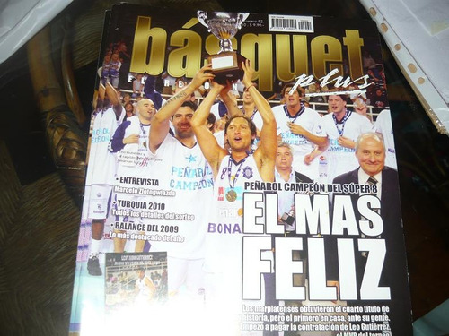 Revista Basquet Plus Nro 92 Peñarol Campeon Del Super 8