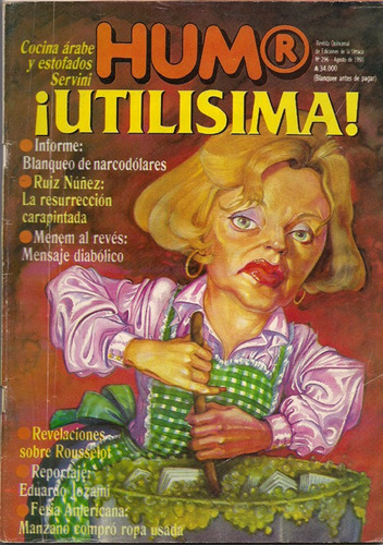 Revista Humor Numero 296 Agosto De 1991 B4