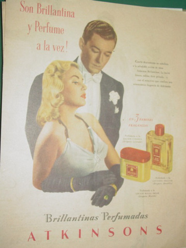 Publicidad Clipping Brillantinas Perfumadas Atkinsons