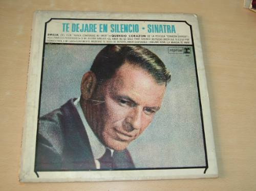 Frank Sinatra Te Dejare En Silencio Vinilo Argentino