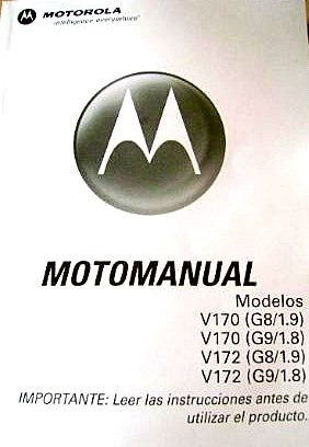 Manual      Motorola          V170 / V172