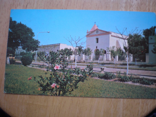 Postal Santa Lucia Corrientes Plaza E Iglesia Año 1976