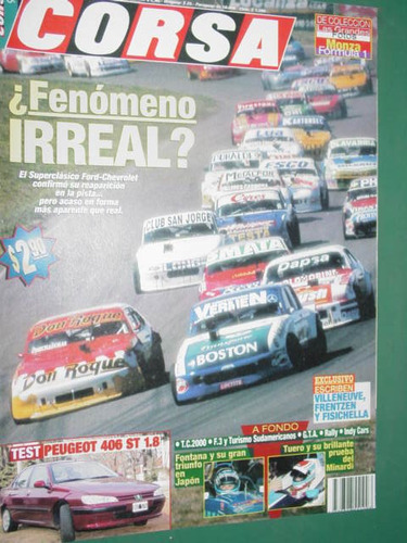 Revista Corsa 1624 Test Peugeot 406 Ford Chevrolet Fontana F