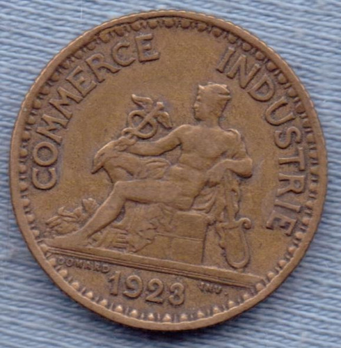 Francia 1 Franc 1923 * Camara De Comercio * Oferta !!! *