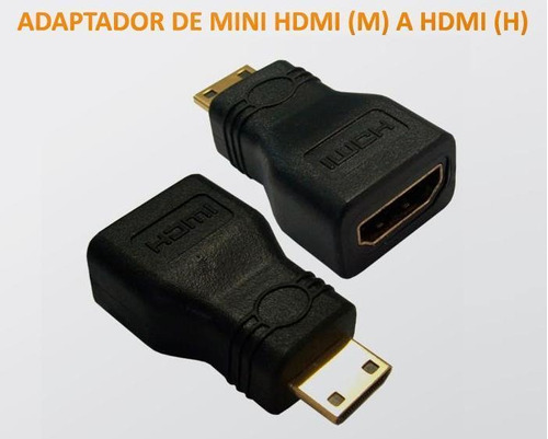 Adaptador / Conversor Mini-hdmi Macho A Hdmi Hembra