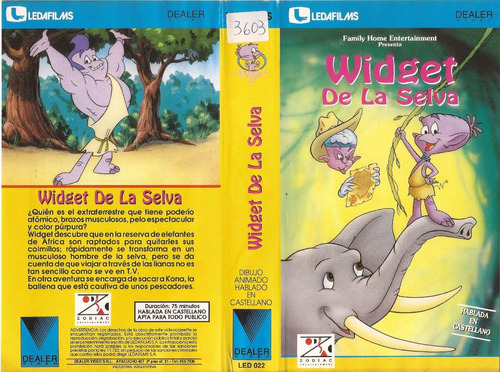 Widget De La Selva Vhs En Castellano Ledafilms