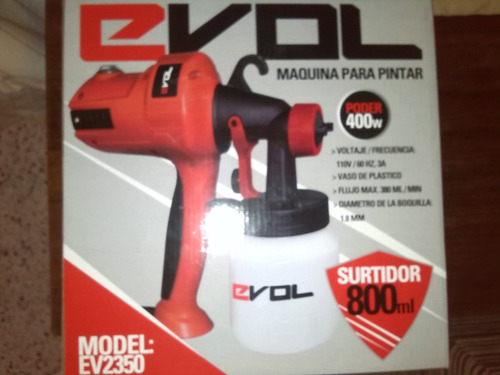 Imagen 2 de 5 de Pistola Pintar Paint Zoom Maquina Pintar 400 W