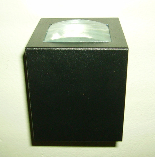 Imagen 6 de 7 de Aplique Bidireccional Exterior Lupa Vidrio Para Led G9 220v