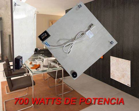 Estufa Placa Panel Calefactor De 900 Watts En Porcelanato