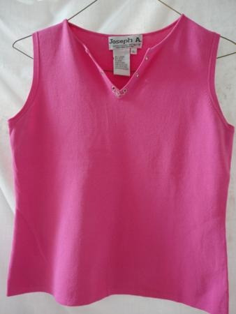 Remera Musculosa Usa  Color Fucsua En Excelente Estado L